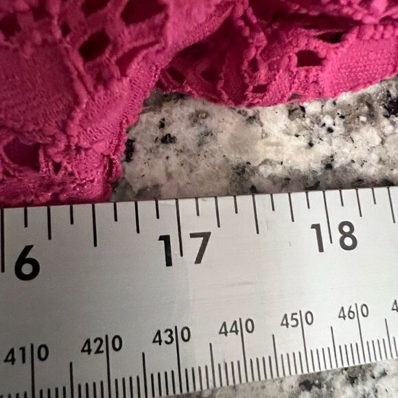 Laundry by Shelli Segal pink eyelet empire dress. XS. - Picture 5 of 8